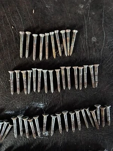 Vintage Wood Screws, - 85 pcs, Varying Lengths, 1940s - Picture 1 of 8