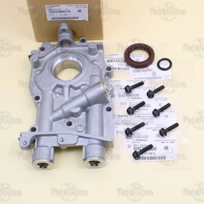 JDM Subaru 2002+ WRX LEGACY GT STI 12mm High Volume Oil Pump w/ Bolts & Seal Set Foto 1 de 4
