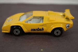Vintage 1985 Matchbox YELLOW Lamborghini Countach LP 500 S 1:56 LQQK - Picture 1 of 6