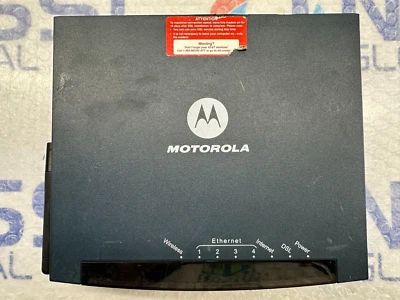 Motorola 3347-02-1022 Wireless Router DSL Modem 4-Port - Image 1 of 3