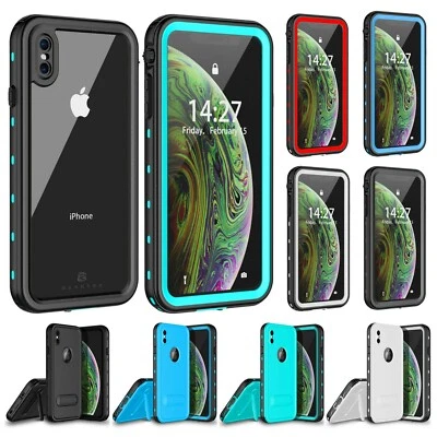 For iPhone Xs Max XR / X Case Cover Waterproof Shockproof with Screen Protector - Image 1 of 4