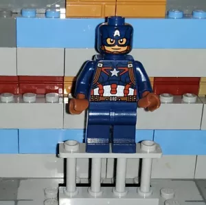 Lego sh177 CAPTAIN AMERICA (DETAILED SUIT) Marvel Avengers Minifigure - Picture 1 of 2