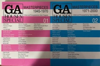 GA HOUSES SPECIAL MASTERPIECES Vol, 1-2 set 1945-1970 1970-2000 used - Image 1 of 4