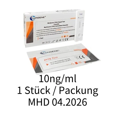 5x Clungene Drogentest Kassette Cannabis/Marihuana/Haschisch/THC mit 10ng/ml