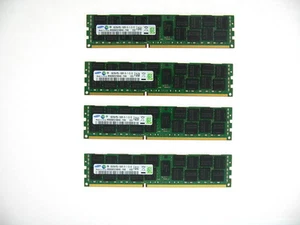 SAMSUNG MEMORY 64GB (4X 16GB) DDR3-1333 PC3-10600 for APPLE MAC PRO 5,1 Westmere - Picture 1 of 1