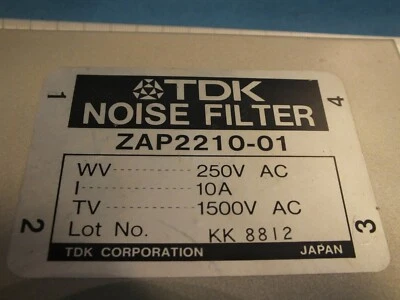TDK ZAP2210-01 250VAC/10A/1500VAC Rauschfilter - Bild 1 von 4