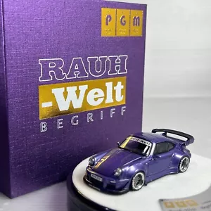1/64 PGM Porsche RWB 911 930 Violet Purple Luxury Version Round box - Picture 1 of 1