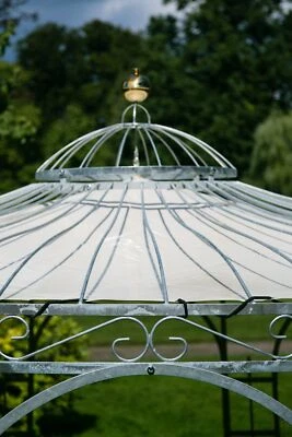 Dachplane für unseren Pavillon Eleganz aus Metall Gartenpavillon Dach LKW-Plane - Bild 1 von 4