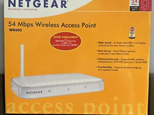 Netgear 54 Mbps Wireless Access Point Router WG602 v3 with Smart Wizard Install - Picture 1 of 5