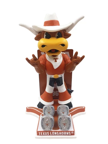 Hook 'Em Texas Longhorns Football National Champions Bobblehead NCAA College Cover
