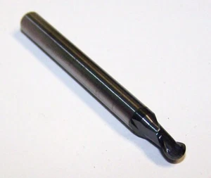 4.00mm (.1575") CARBIDE END MILL BALL END KYOCERA STUB 1635-1575L236 MADE IN USA - Picture 1 of 2