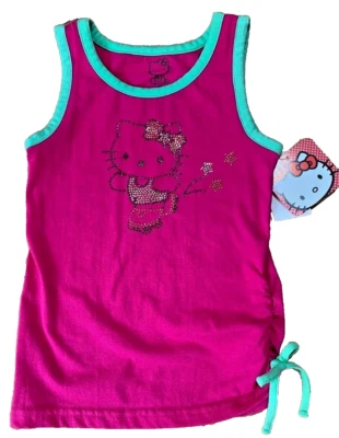 NWT Hello Kitty Tank Top Pullover Size 5 Girl Cotton/Spandex Blend - Image 1 of 4