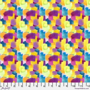HERE KITTY KITTY ~ Splat ~ Colorful Blender Fabric ~ Free Spirit ~ By-the-Yard - Picture 1 of 1