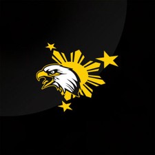 Philippine Die Cut Vinyl Car Decal Sticker 6(w)x5(h) Eagle Filipino Sun