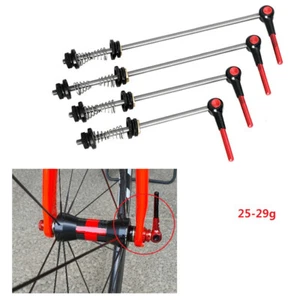 Titanium Alloy Skewers Ti Quick Release MTB Road Folding Bike 74/100/130/135mm - Picture 1 of 26