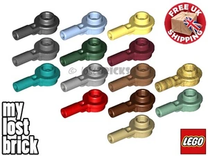 LEGO - Part 32828 - Plates 1x1 Round with Horizontal Shaft + NEW + SELECT COLOUR - Picture 1 of 15