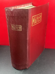 PARIS MATCH No 1116 à 1153 du 26/09/1970 au 12 juin 1971 Relié Rare - Bild 1 von 3