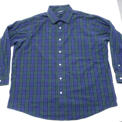 Croft & Barrow Shirt Men's 2X Multicolor Plaid Slim Fit Long Sleeve Button-Up - Image 1 of 4