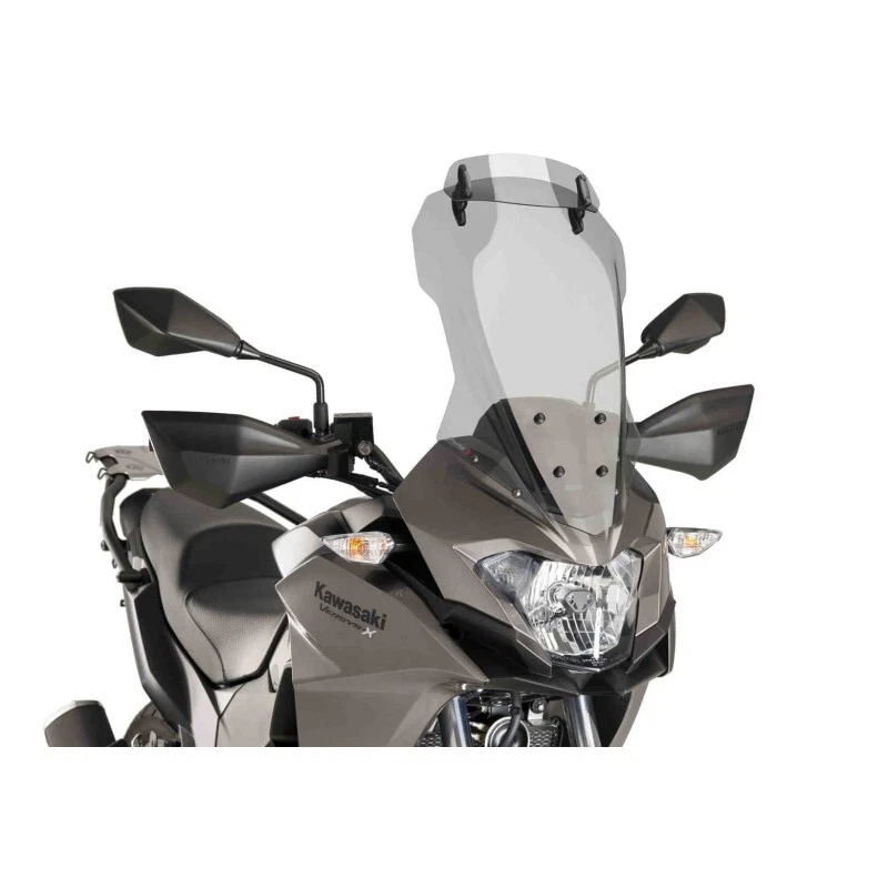 BULLE VISI�RE PUIG POUR KAWASAKI VERSYS-X 300 2017 > 2020 FUM� CLAIR 9713H - Photo 1/1