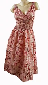 VESTIDO LIGERO DE TIRAS FRUNCIDAS, STREETWEAR, TALLA M O XL, LD438 - Imagen 1 de 4