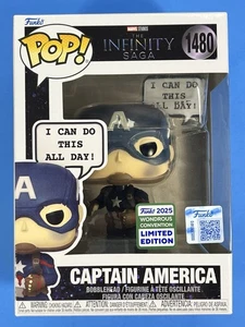 Funko POP! Infinity Saga - #1480 Captain America - 2025 Wondrous Convention LE - Picture 1 of 2
