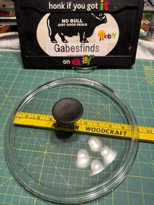 Le Creuset 10,25" Glasdeckel für Gusseisen Dutch Oven Pfanne Schmor #26 - Bild 1 von 4