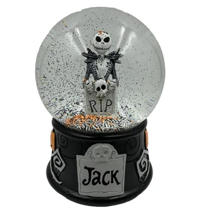 Disney Nightmare Before Christmas Snow Globe plays Funeral March of a Marionette - Picture 1 of 9