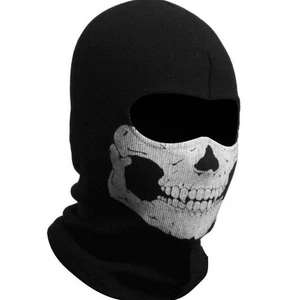 1Pc Balaclava Ghosts Skull Full Face Mask Cosplay Party Halloween Cycling Hiking - Picture 1 of 6