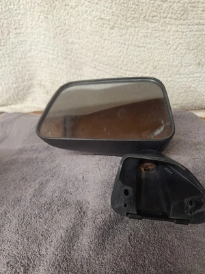 86-89 TOYOTA PICKUP 4Runner LADO IZQUIERDO Drivers ESPEJO NEGRO OEM 2217 repuesto Foto 1 de 4