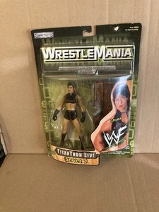RARE 1999 Jakks Pacific WWF WWE Chyna TitanTron Live Series 3 Figure #90020 - Foto 1 di 2