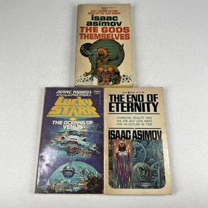 Isaac Asimov LOT OF 3 SciFi Paperback Books End Eternity Oceans of Venus Gods - Bild 1 von 20