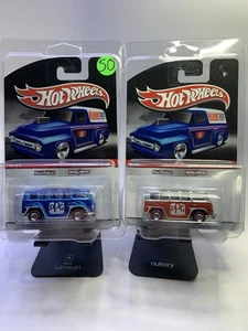 Hot Wheels Delivery Slick Rides Volkswagen Deluxe Station Wagon Both R&B Redline - Picture 1 of 18