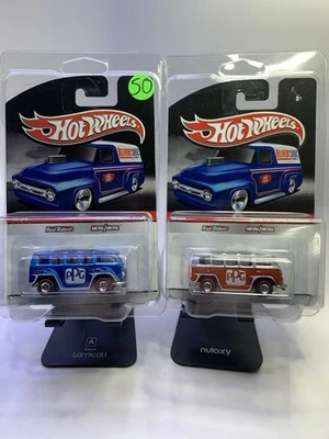 Hot Wheels Delivery Slick Rides Volkswagen Deluxe Station Wagon Both R&B Redline - Image 1 of 4
