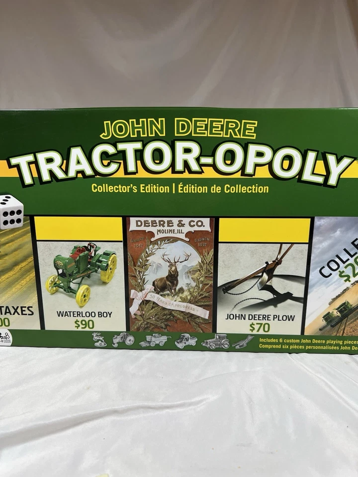 John Deere Tractor-Opoly Edición Coleccionista Monopoly Piezas Completas Selladas Foto 1 de 4