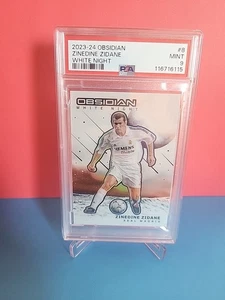 2023-24 Panini Obsidian - Zinedine Zidane White Night - PSA 9 - Picture 1 of 2