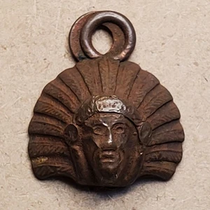 INDIAN HEAD CHIEF Hollow Back Gumball Charm not Cracker Jack VP002 - Picture 1 of 2