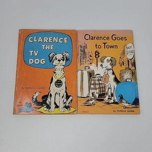 Clarence Goes To Town by Patricia Lauber - Vintage Scholastic Paperback Lot of 2 - Picture 1 of 21