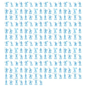 1:72 200/Juego Figuras Antiguas Plástico Juguete Soldados Hombres Espadachín9366 - Imagen 1 de 9