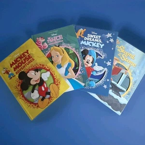 Lot Of 4 Disney Die-Cut Classic Books Studio Fun International New - Picture 1 of 5