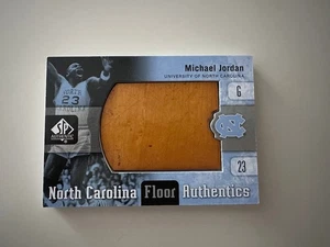 2011-12 SP Authentic North Carolina Floor Michael Jordan Game Used Floor #UNC-MI - Bild 1 von 3