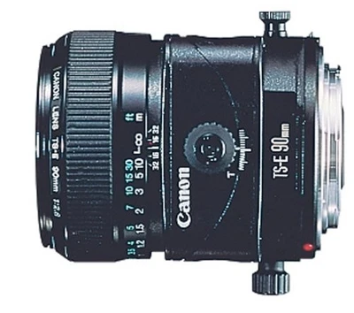 Canon TS-E 90mm f/2.8 Tilt Shift Lens for Canon SLR Cameras - Image 1 of 3