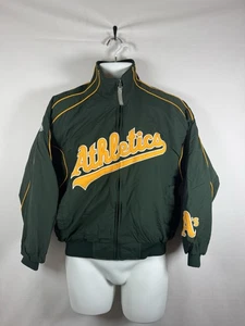 Vintage Oakland Athletics Majestic Fleece Lined Jacket - Women’s Size Large - Picture 1 of 8