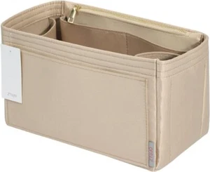 ZTUJO Cartera Organizador Inserto para Bolsos de Mano (Esbelto Mediano, Beige Sedoso) - Imagen 1 de 6
