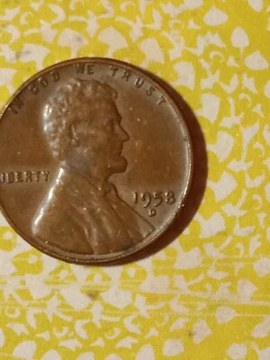 1958-D  Doubled Die Obverse Lincoln Memorial Penny - Image 1 of 4
