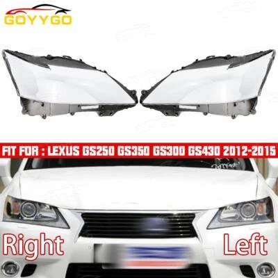 Car Front Headlight Lens Cover Shade For Lexus GS250 GS350 GS300 GS430 2012-2015 - Bild 1 von 4
