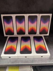 7 Empty Boxes Only Apple iPhone SE 3rd Gen Midnight, 64GB, A2595, MMX53LL/A - Zdjęcie 1 z 3