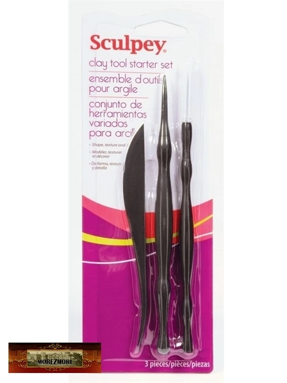 M00041 MOREZMORE Polyform Sculpey 3 Arcilla Polimérica Detalle Herramientas Set de Inicio Foto 1 de 1