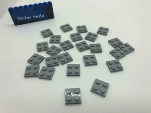 Lego (c) 25x Platte - Bauplatte 2x2 - hellgrau  - 3022 - baseplate gray - Bild 1 von 1