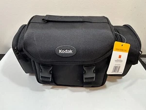 Kodak Camera Bag Black Padded Shoulder Strap Exterior Pockets NEW With Tags - Picture 1 of 8