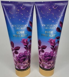 2 VICTORIA'S SECRET ROSE TWILIGHT FRAGRANCE LOTION 8 FL OZ - Picture 1 of 6